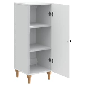 Servírovací skříň Bílá 33 x 34,5 x 90 cm Kompozitní dřevo - obrázek 3