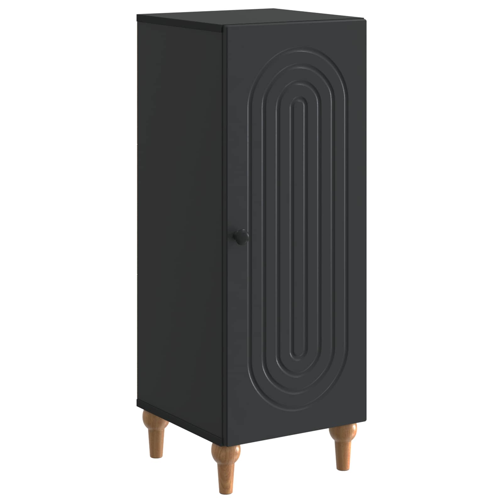 vidaXL Bufet Negru 33 x 34,5 x 90 cm Lemn prelucrat