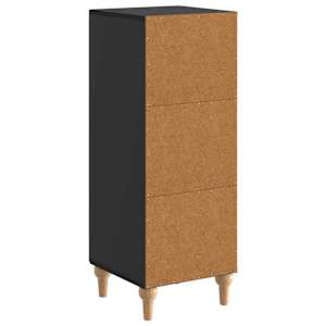 Servírovací skříň Černá 33 x 34,5 x 90 cm Kompozitní dřevo - obrázek 8