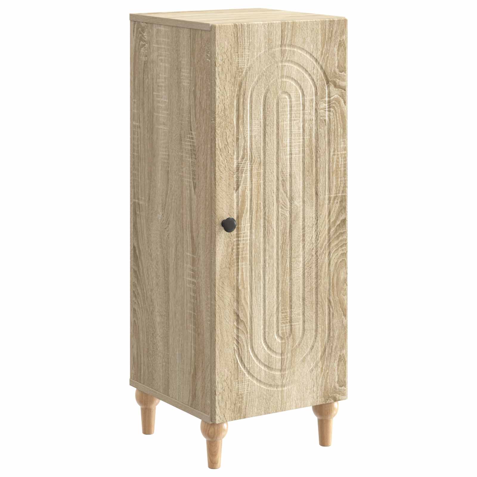 vidaXL Bufet Stejar Sonoma 33 x 34,5 x 90 cm Lemn prelucrat