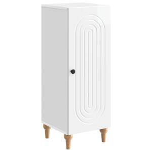 Servírovací skříň Bílá s vysokým leskem 33 x 34,5 x 90 cm - obrázek 2