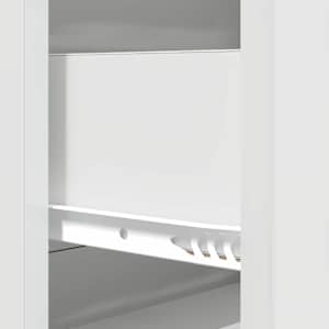 Skříň se zásuvkami Bílá s vysokým leskem 66 x 34,5 x 90 cm - obrázek 10