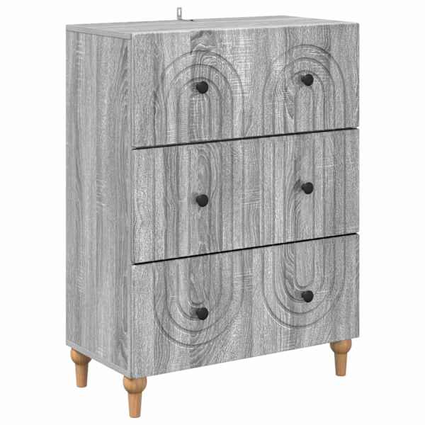 vidaXL Sahtlib&uuml;roo Hall Sonoma 66 x 34,5 x 90 cm Tehispuit