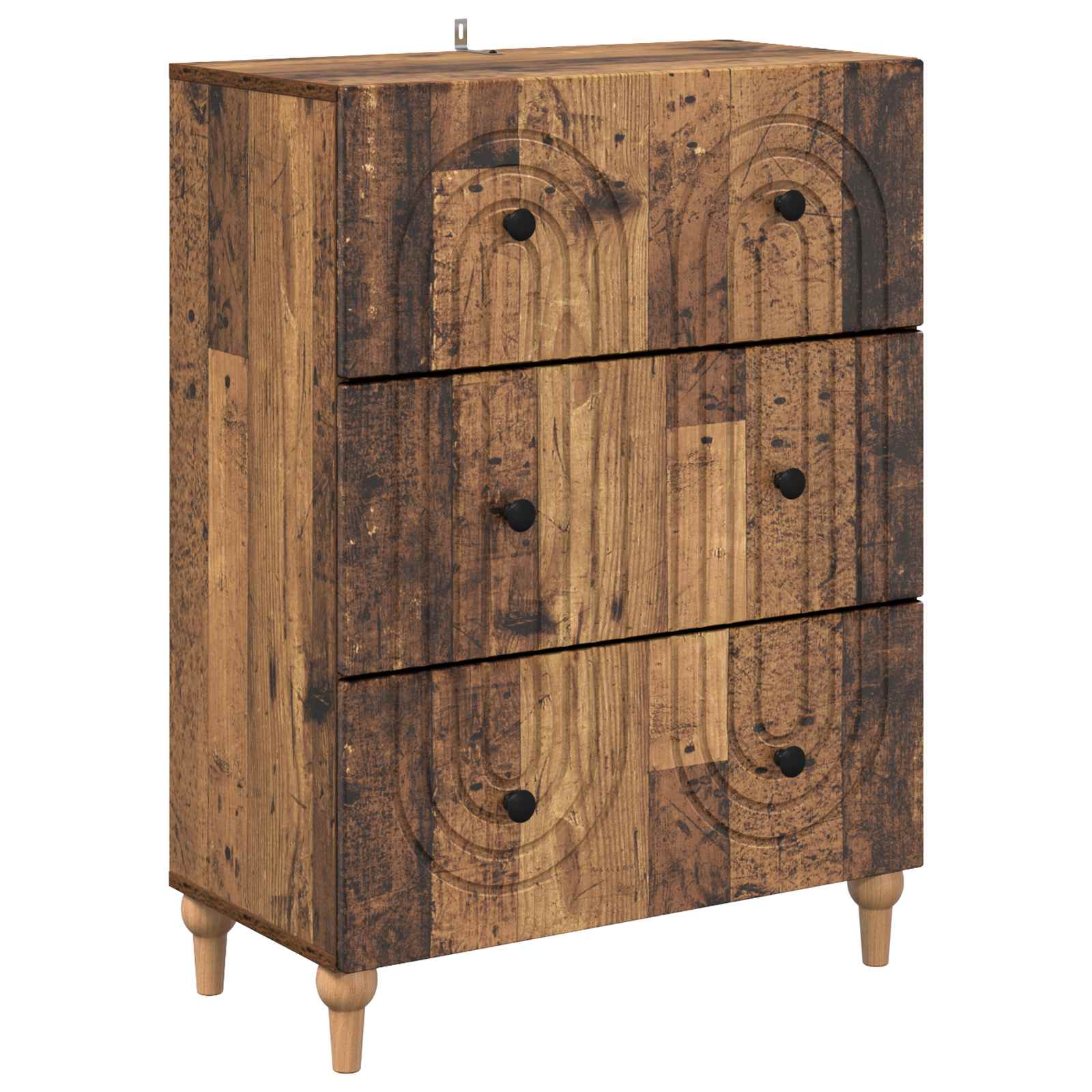 vidaXL Dulap cu sertare Lemn vechi 66 x 34,5 x 90 cm Lemn prelucrat