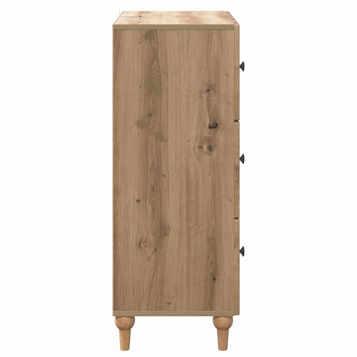 Skuffeskab 66 x 34,5 x 90 cm Konstrueret træ - Billede 7