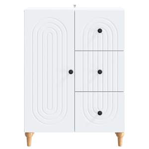 Servírovací skříň Bílá 66 x 34,5 x 90 cm Kompozitní dřevo - obrázek 6