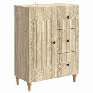 Servírovací skříň Dub sonoma 66 x 34,5 x 90 cm Kompozitní dřevo - obrázek 2