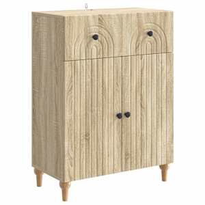 Servírovací skříň Dub sonoma 66 x 34,5 x 90 cm Kompozitní dřevo - obrázek 2