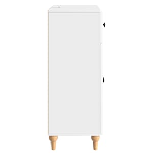 Servírovací skříň Bílá s vysokým leskem 66 x 34,5 x 90 cm - obrázek 7