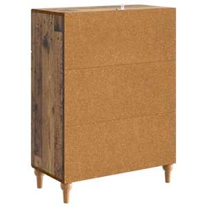 Servírovací skříň se zásuvkou Staré dřevo 66 x 34,5 x 90 cm - obrázek 8