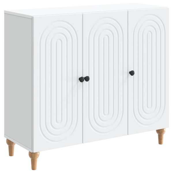 vidaXL K&otilde;ide Valge 89 x 34,5 x 80 cm Tehispuit