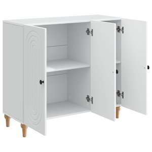 Servírovací skříň Bílá 89 x 34,5 x 80 cm Kompozitní dřevo - obrázek 5