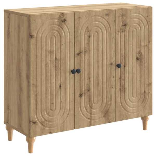 vidaXL K&otilde;ide Artisan tamm 89 x 34,5 x 80 cm Tehispuit