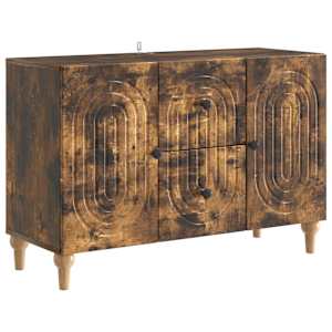 TV omarica Dimljen hrast 89 x 34,5 x 60 cm Inženirski les