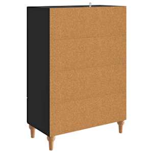 Servírovací skříň Černá 66 x 34,5 x 95 cm Kompozitní dřevo - obrázek 7