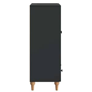Servírovací skříň Černá 66 x 34,5 x 95 cm Kompozitní dřevo - obrázek 6