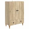 vidaXL K&otilde;ide Sonoma tamm 66 x 34,5 x 95 cm Tehispuit