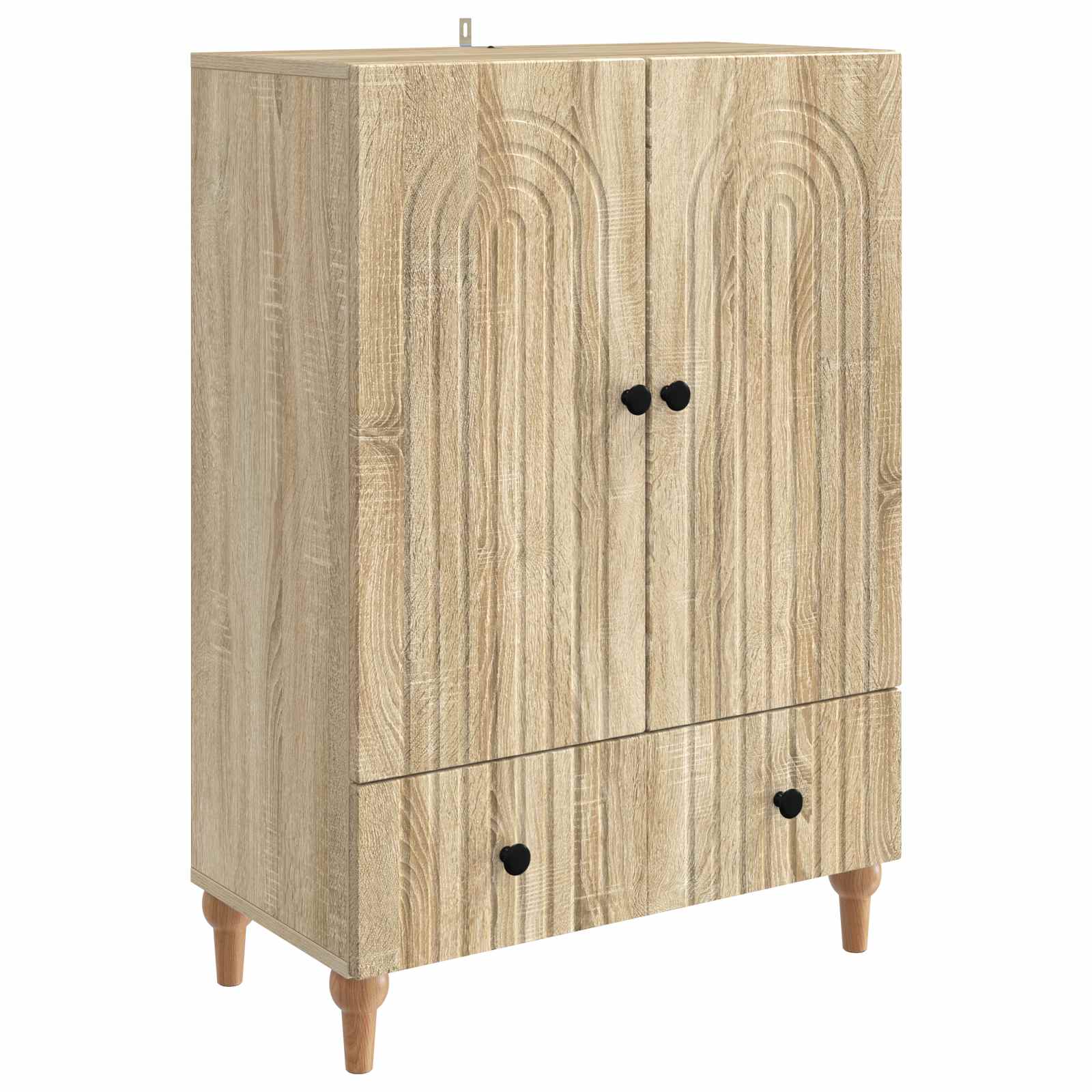 vidaXL Bufet cu sertar Stejar Sonoma 66 x 34,5 x 95 cm Lemn prelucrat