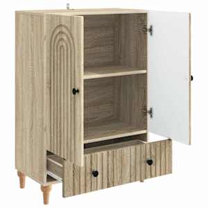 Servírovací skříň Dub sonoma 66 x 34,5 x 95 cm Kompozitní dřevo - obrázek 4