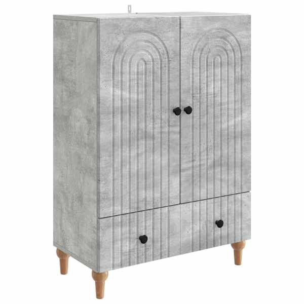 vidaXL K&otilde;ide Betoonhall 66 x 34,5 x 95 cm Tehispuit