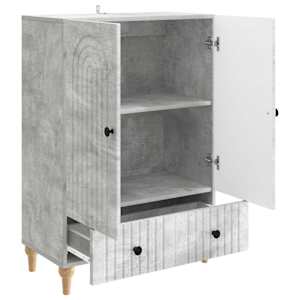 Servírovací skříň se zásuvkou Betonově šedá 66 x 34,5 x 95 cm - obrázek 4