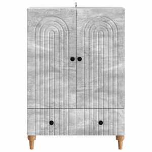 Servírovací skříň se zásuvkou Betonově šedá 66 x 34,5 x 95 cm - obrázek 5