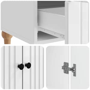 Servírovací skříň Bílá s vysokým leskem 66 x 34,5 x 95 cm - obrázek 8