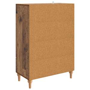 Servírovací skříň se zásuvkou Staré dřevo 66 x 34,5 x 95 cm - obrázek 7