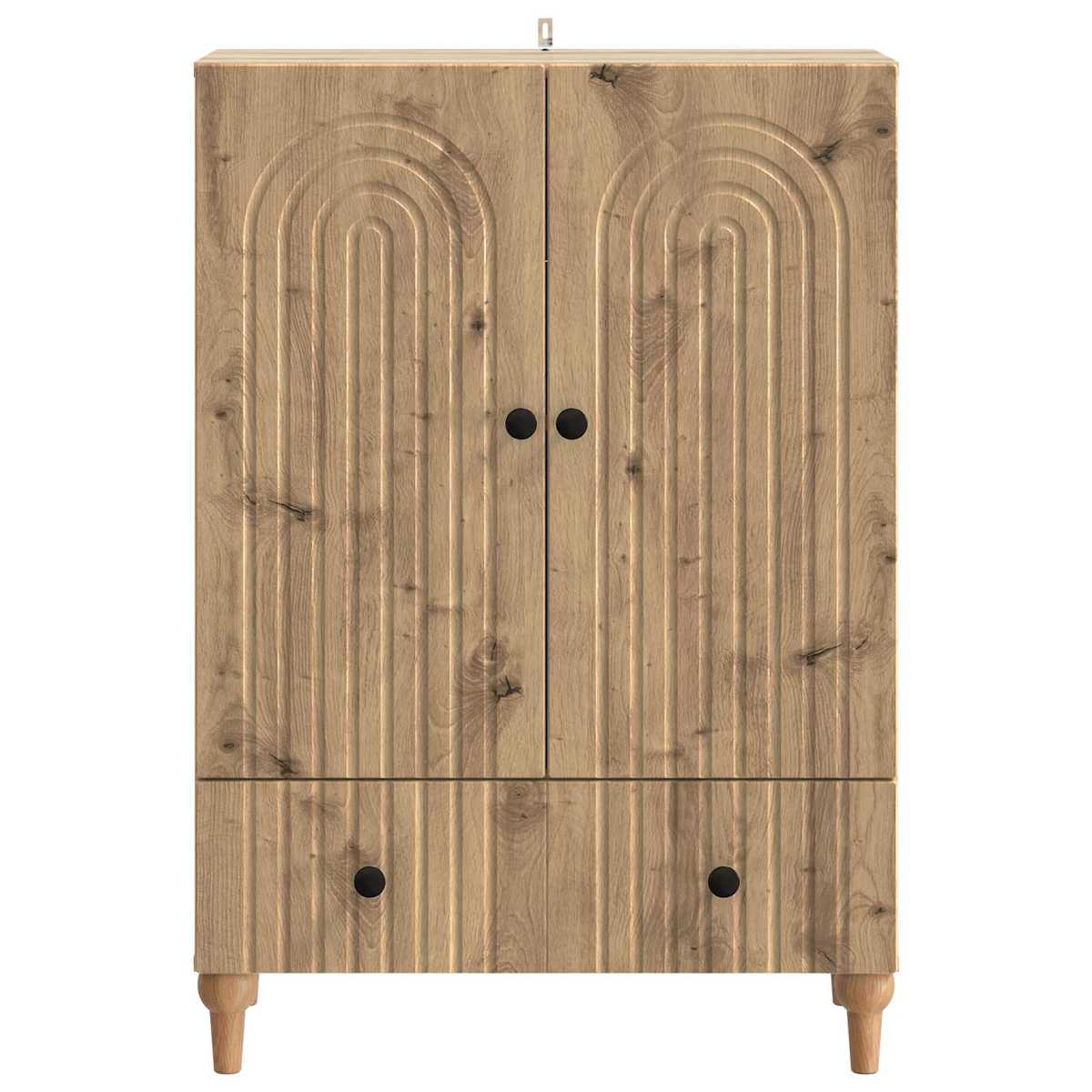 Sideboard 66 x 34,5 x 95 cm Konstrueret træ - Billede 5