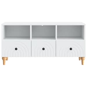 Televizní skříň Bílý 102 x 34,5 x 50 cm Dřevěný materiál - obrázek 6