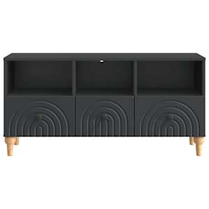 Televizní skříň Černý 102 x 34,5 x 50 cm Dřevěný materiál - obrázek 6