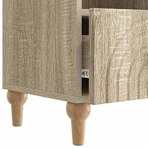 Televizní skříň Sonoma dub 102 x 34,5 x 50 cm Dřevěný materiál - obrázek 9
