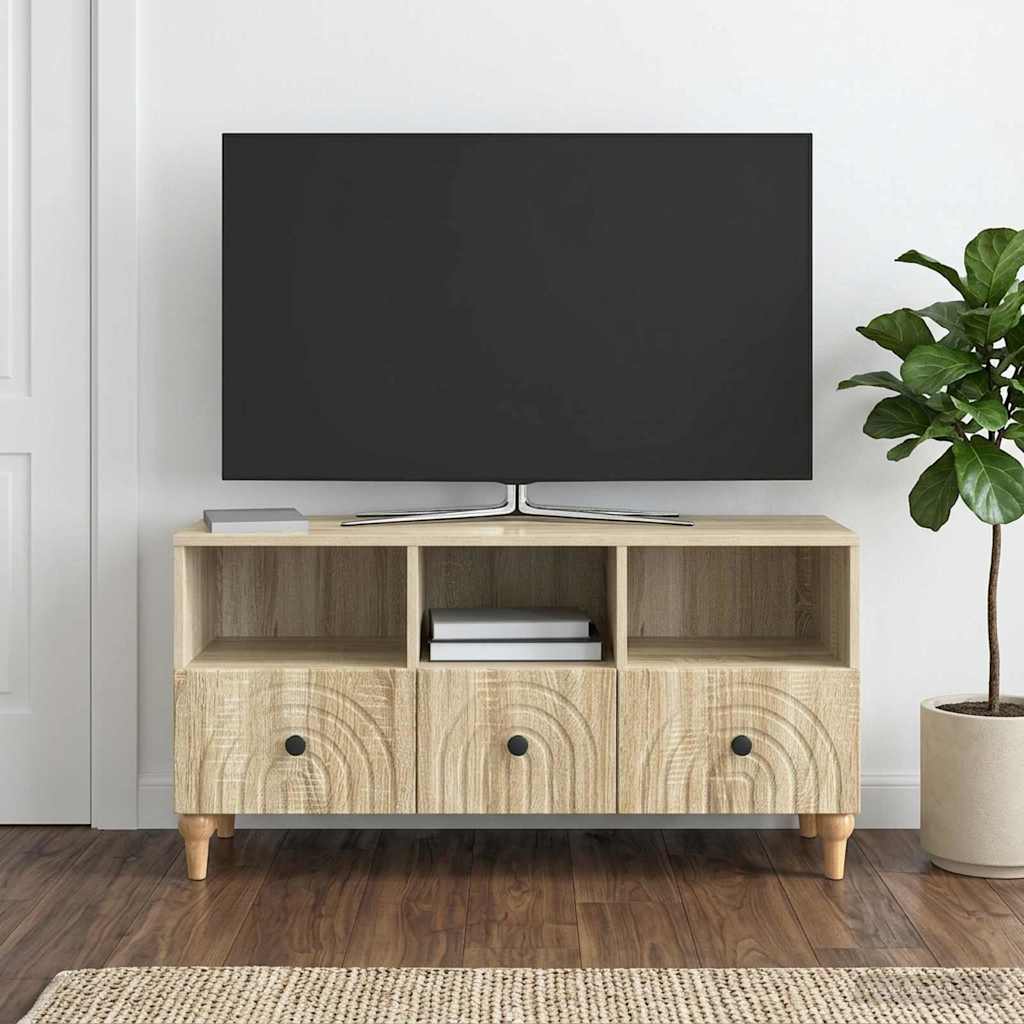 TV-kaappi Sonoman tammi 102 x 34,5 x 50 cm Käsitelty puu