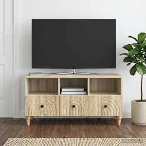 TV omarica Sonoma hrast 102 x 34,5 x 50 cm Konstruirano leseno