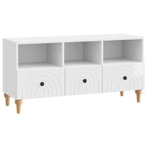 TV omarica Visok Sijaj Bel 102 x 34,5 x 50 cm