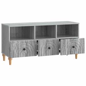 Televizní skříň Šedá Sonoma 102 x 34,5 x 50 cm Dřevěný materiál - obrázek 5
