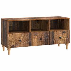 Televizní skříň Staré dřevo 102 x 34,5 x 50 cm Dřevěný materiál - obrázek 2