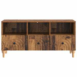 Televizní skříň Staré dřevo 102 x 34,5 x 50 cm Dřevěný materiál - obrázek 6