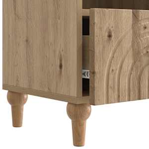 Televizní skříň 102 x 34,5 x 50 cm Řemeslný Dub - obrázek 9
