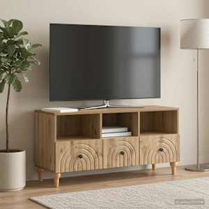 TV omarica Obrtni Hrast 102 x 34,5 x 50 cm Konstruirano leseno