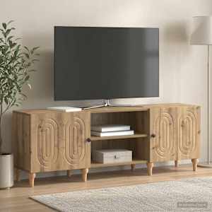 Televizní skříň 150 x 31 x 50 cm Dub artisan Kompozitní dřevo - obrázek 1