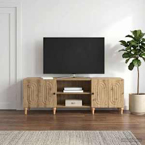 Televizní skříň 150 x 31 x 50 cm Dub artisan Kompozitní dřevo - obrázek 4