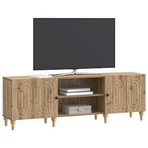 Televizní skříň 150 x 31 x 50 cm Dub artisan Kompozitní dřevo - obrázek 3