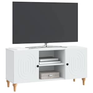 Televizní skříň Bílá 102 x 34,5 x 50 cm Kompozitní dřevo - obrázek 3