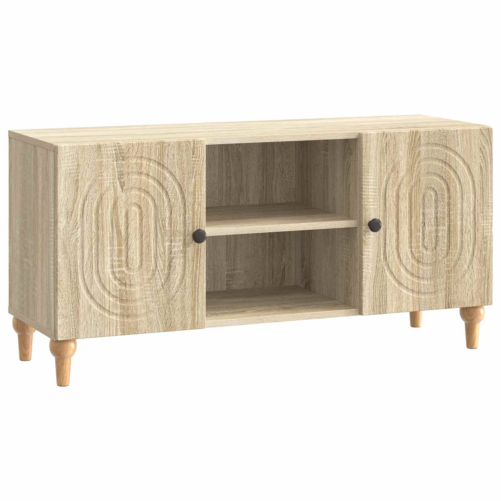 vidaXL Cabinet TV Stejar Sonoma 102 x 34,5 x 50 cm Lemn prelucrat