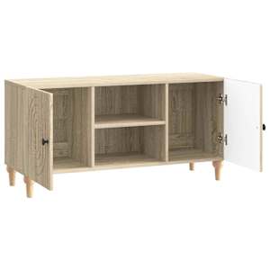 Televizní skříň Dub sonoma 102 x 34,5 x 50 cm Kompozitní dřevo - obrázek 5