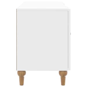 Televizní skříň Bílá s vysokým leskem 102 x 34,5 x 50 cm - obrázek 7