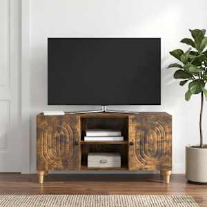 Televizní skříň Kouřový dub 102 x 34,5 x 50 cm Kompozitní dřevo - obrázek 1