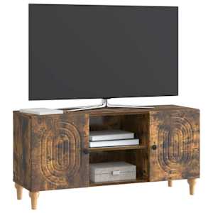 Televizní skříň Kouřový dub 102 x 34,5 x 50 cm Kompozitní dřevo - obrázek 3