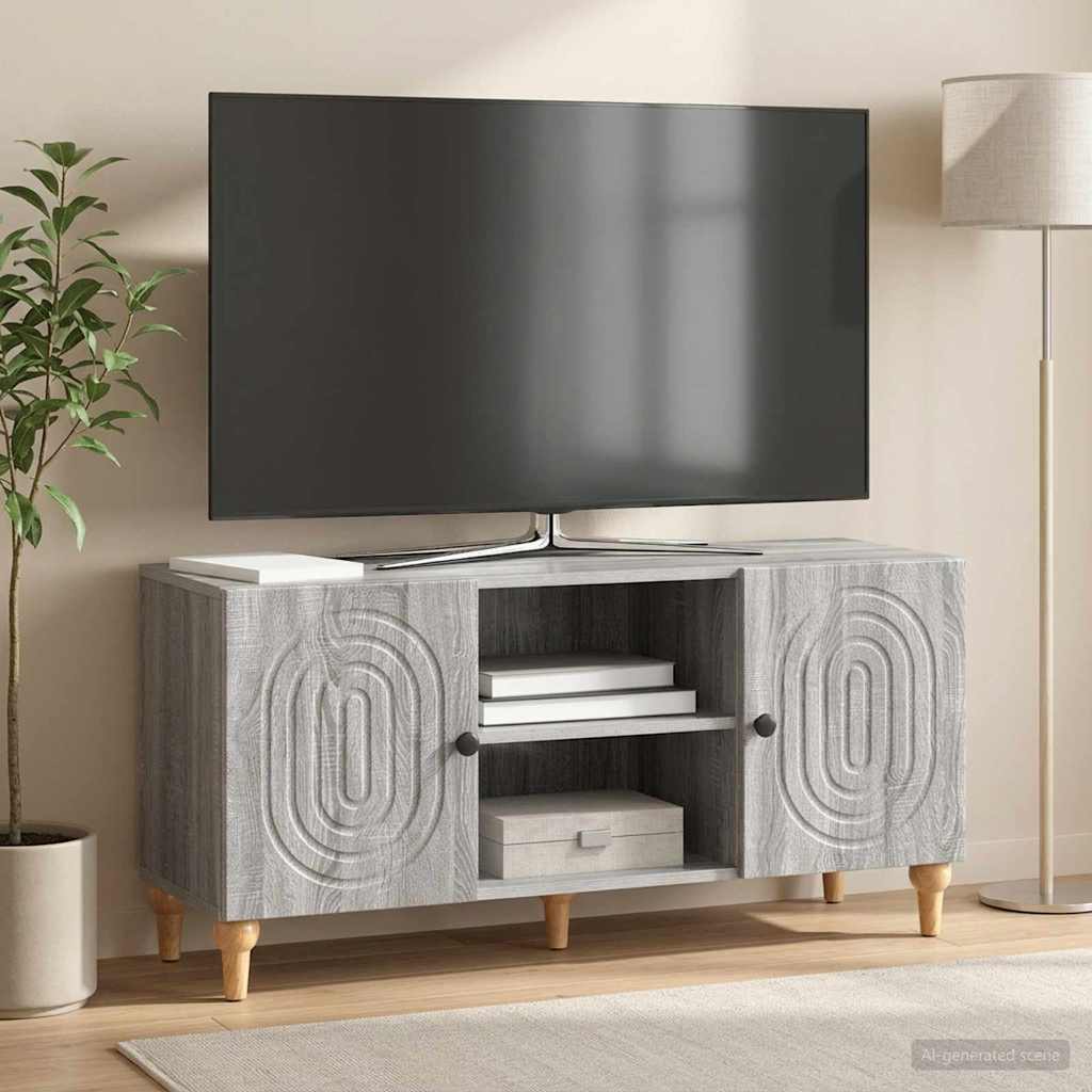 TV-kaappi Harmaa sonoma 102 x 34,5 x 50 cm Tekninen puu
